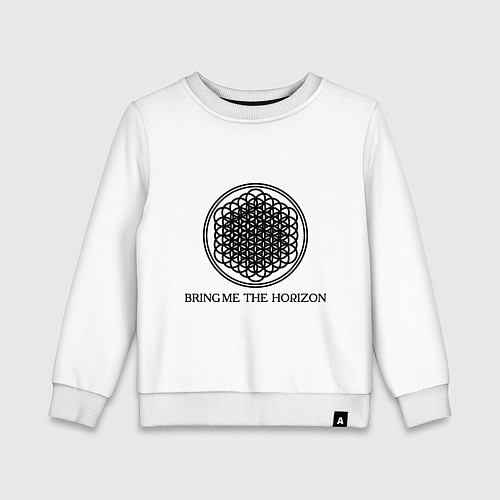 Детский свитшот Bring me the horizon / Белый – фото 1