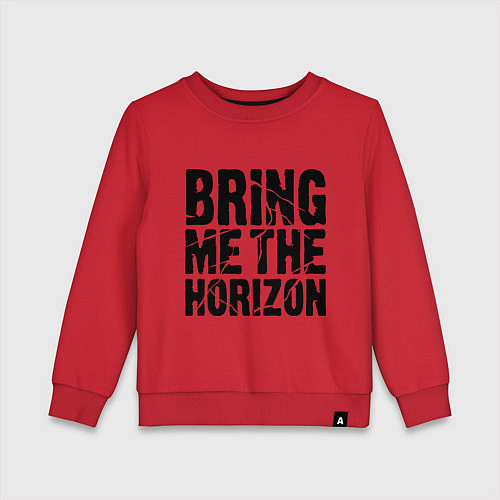 Детский свитшот Bring me the horizon / Красный – фото 1