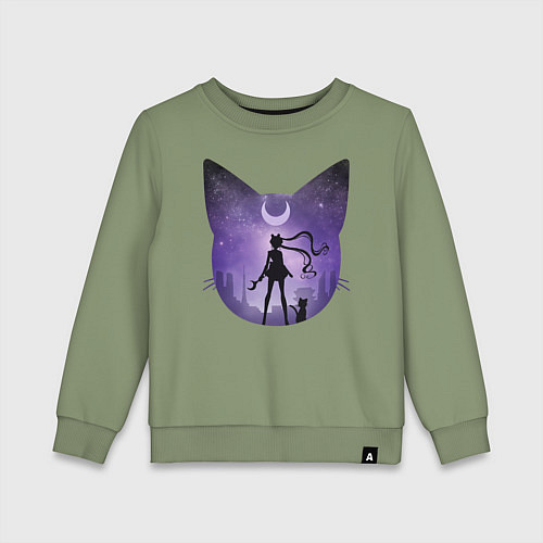 Детский свитшот Pretty Soldier Sailor Moon / Авокадо – фото 1