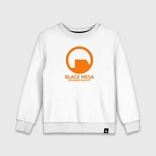 Детский свитшот Black Mesa: Research Facility / Белый – фото 1