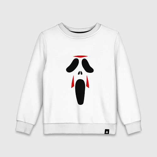 Детский свитшот Крик / Белый – фото 1