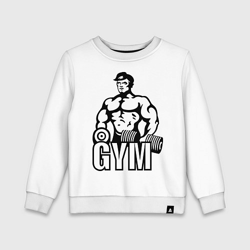 Детский свитшот Gym Men's / Белый – фото 1