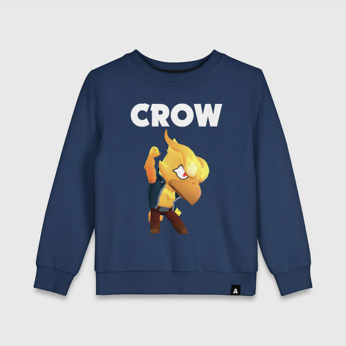 Детский свитшот BRAWL STARS CROW PHOENIX / Тёмно-синий – фото 1