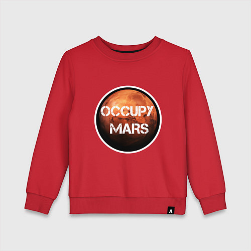 Детский свитшот Илон Маск / Красный – фото 1