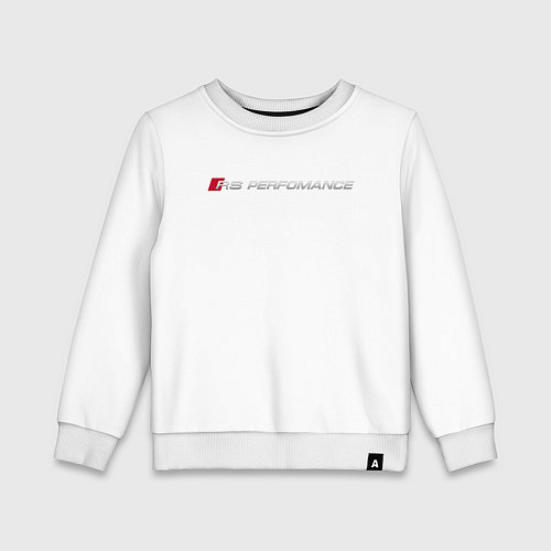 Детский свитшот AUDI RS / Белый – фото 1