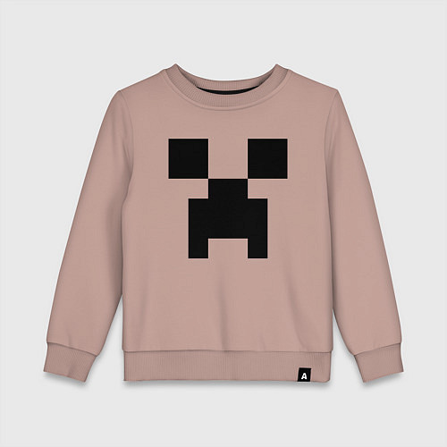 Детский свитшот Minecraft / Пыльно-розовый – фото 1