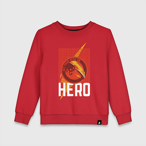 Детский свитшот HERO / Красный – фото 1