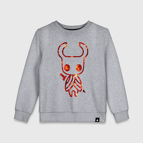 Детский свитшот Hollow Knight / Меланж – фото 1