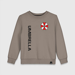 Свитшот хлопковый детский UMBRELLA CORP, цвет: утренний латте