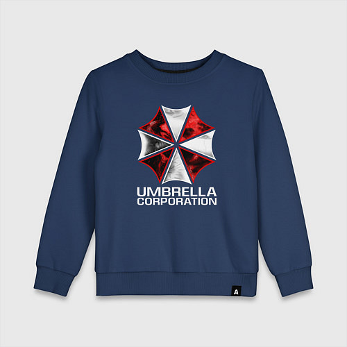 Детский свитшот UMBRELLA CORP / Тёмно-синий – фото 1