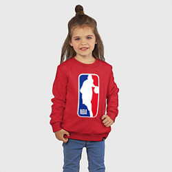 Свитшот хлопковый детский NBA Kobe Bryant, цвет: красный — фото 2