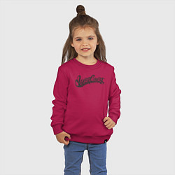 Свитшот хлопковый детский West Coast Customs, цвет: маджента — фото 2