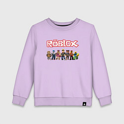 Свитшот хлопковый детский ROBLOX, цвет: лаванда