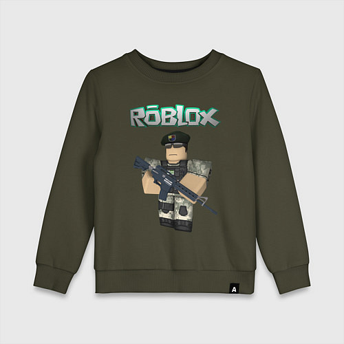 Детский свитшот Roblox Defender / Хаки – фото 1