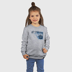 Свитшот хлопковый детский St'Petersburg, цвет: меланж — фото 2