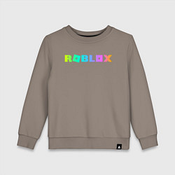 Свитшот хлопковый детский ROBLOX, цвет: утренний латте