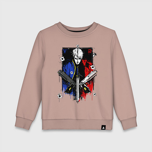 Детский свитшот DMC / Пыльно-розовый – фото 1