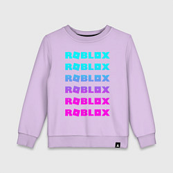 Свитшот хлопковый детский ROBLOX, цвет: лаванда