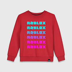 Свитшот хлопковый детский ROBLOX, цвет: красный