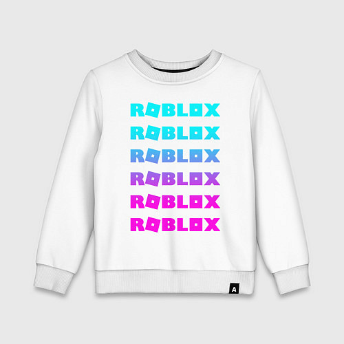 Детский свитшот ROBLOX / Белый – фото 1