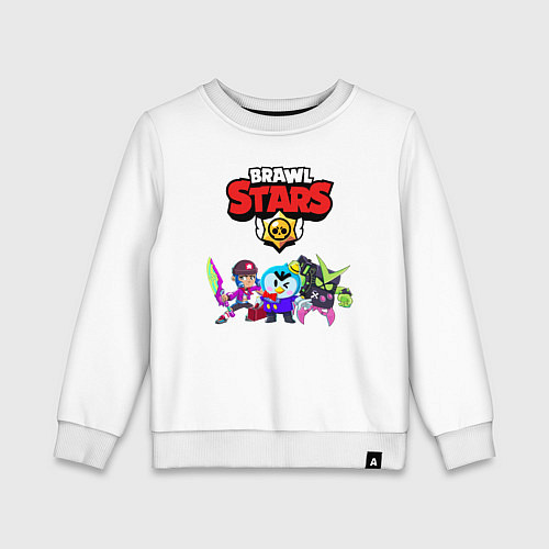 Детский свитшот BRAWL STARS / Белый – фото 1
