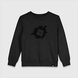 Свитшот хлопковый детский ROBLOX, цвет: черный