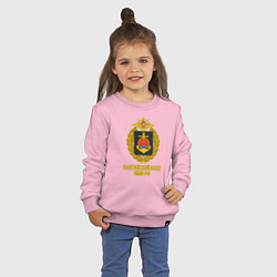 Свитшот хлопковый детский Балтийский флот ВМФ РФ, цвет: светло-розовый — фото 2