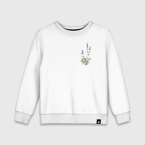 Детский свитшот Lavanda / Белый – фото 1