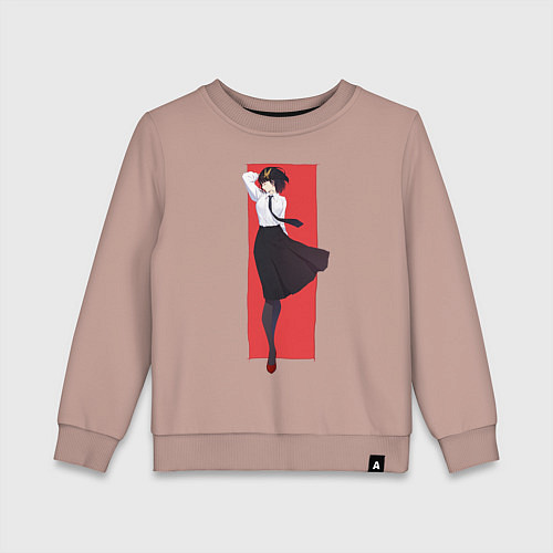 Детский свитшот Bungou Stray Dogs / Пыльно-розовый – фото 1