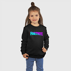 Свитшот хлопковый детский FORTNITE 2, цвет: черный — фото 2
