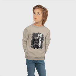 Свитшот хлопковый детский LINKIN PARK, цвет: миндальный — фото 2