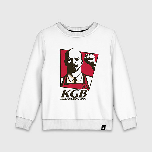Детский свитшот КГБ / Белый – фото 1