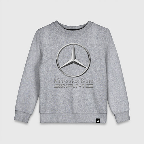 Детский свитшот MERCEDES-BENZ AMG / Меланж – фото 1
