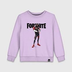 Свитшот хлопковый детский FORTNITE IKONIK, цвет: лаванда