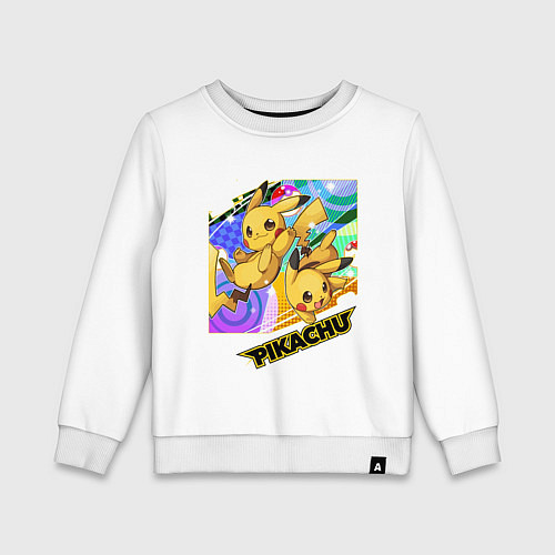 Детский свитшот Pikachu / Белый – фото 1