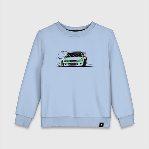 Детский свитшот Street racing Drift / Мягкое небо – фото 1