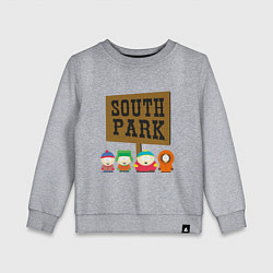 Свитшот хлопковый детский South Park, цвет: меланж