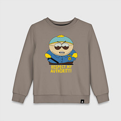 Свитшот хлопковый детский South Park, Эрик Картман, цвет: утренний латте
