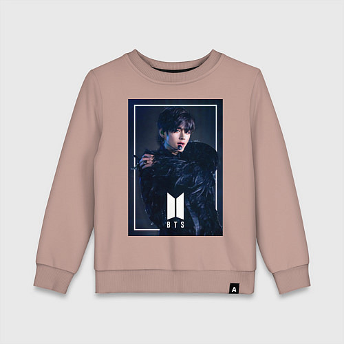 Детский свитшот BTS Black Swan / Пыльно-розовый – фото 1