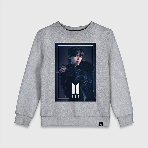 Детский свитшот BTS Black Swan / Меланж – фото 1