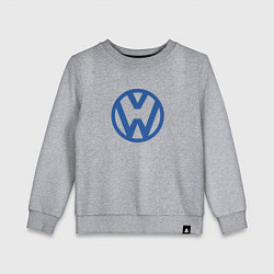 Свитшот хлопковый детский Volkswagen, цвет: меланж