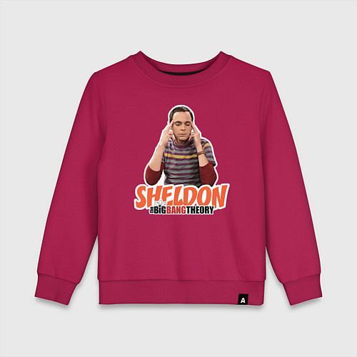 Детский свитшот Sheldon / Маджента – фото 1