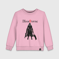 Свитшот хлопковый детский Bloodborne, цвет: светло-розовый