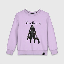 Свитшот хлопковый детский Bloodborne, цвет: лаванда