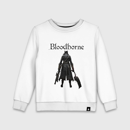 Детский свитшот Bloodborne / Белый – фото 1