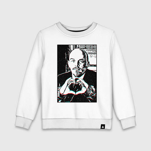 Детский свитшот Ленин Oko / Белый – фото 1