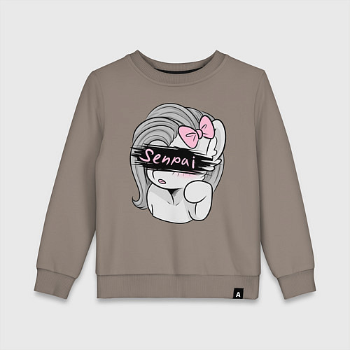 Детский свитшот Senpai / Утренний латте – фото 1