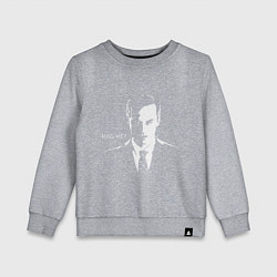 Свитшот хлопковый детский Moriarty: Miss me?, цвет: меланж
