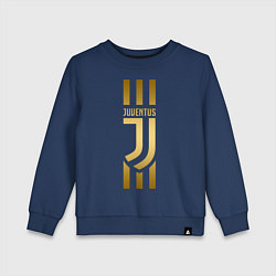 Свитшот хлопковый детский JUVENTUS, цвет: тёмно-синий