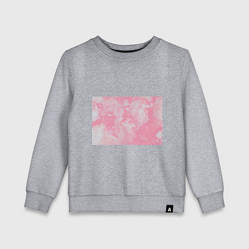 Детский свитшот Розовая Богемия / Меланж – фото 1
